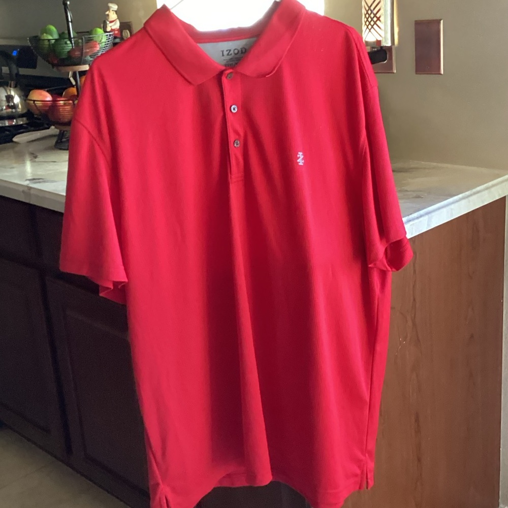 Men’s Red XXXL IZOD Golf Polo